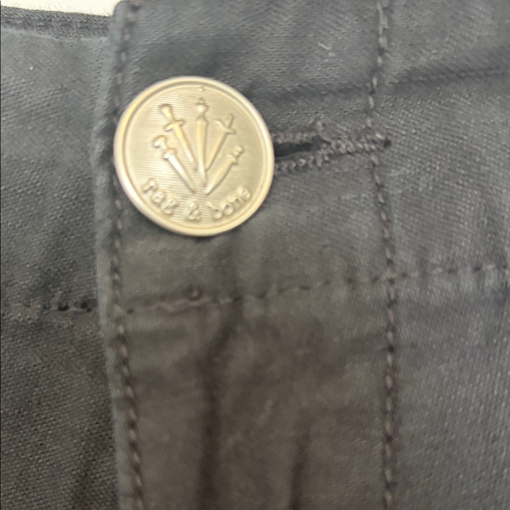 rag & bone Women's Black Cargo Pants - Picture 3 of 8